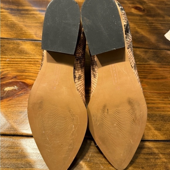 STEVEN NEW YORK Radical Ankle Boot Animal print, leather, unique heel Size 8.5 - Picture 13 of 13